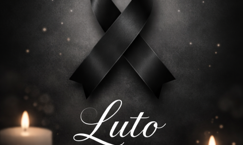 Homenagem em luto com velas